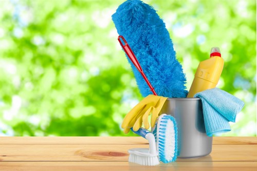Office cleaning service for a SW7 workspace with reception and desks