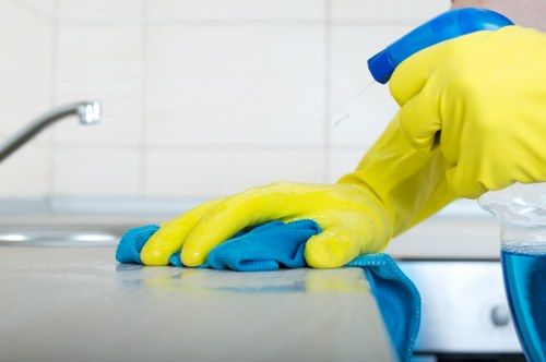 Local house clearance team working in a South Kensington property