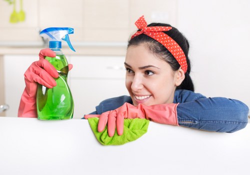 Cleaning a period property interior in SW7