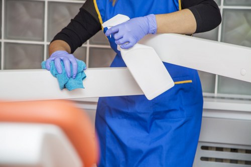 Local curtain cleaning service handling delicate fabric in South Kensington